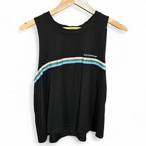 🔥 Burn Boot Camp Black Striped Tank Top – Size XL | New Condition 🔥